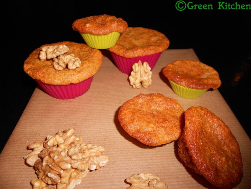 Muffins noix-banane-sirop d’érable