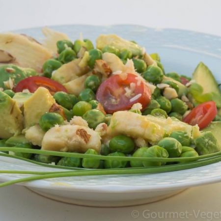 Salade d’avocats — petits pois