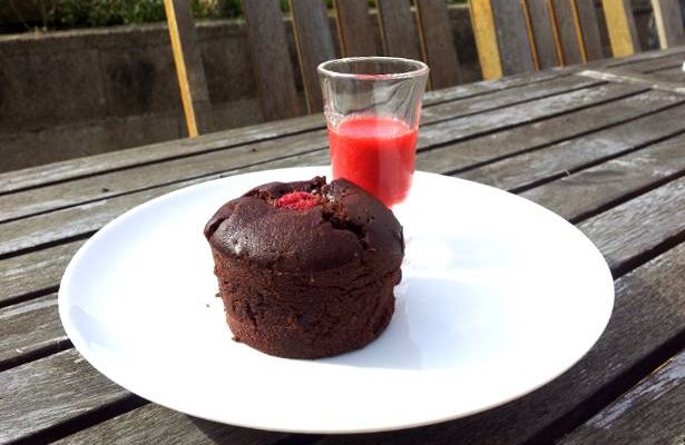 Muffins choco-framboise