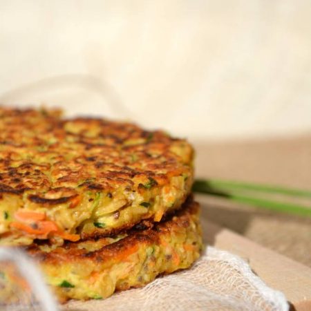Galettes végétales de légumes aux flocons d’avoine