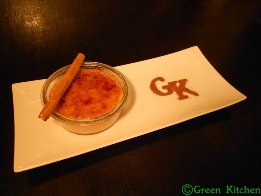 Crème brûlée exotique
