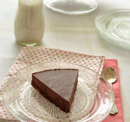 Tarte au chocolat crue