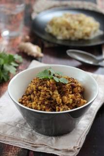 Dal de pois cassés au quinoa