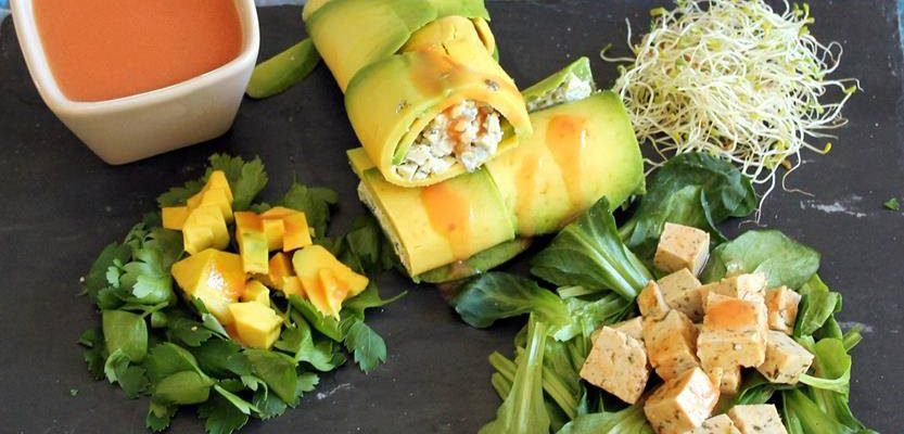 Cannelonis d’avocat au tofu