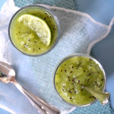 Crèmes de coco banane kiwi