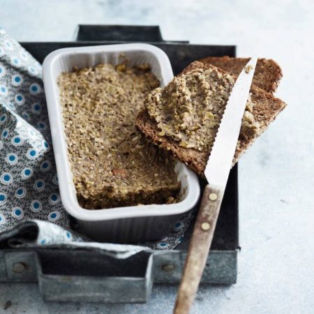 Pâté végétal aux lentilles et aux champignons