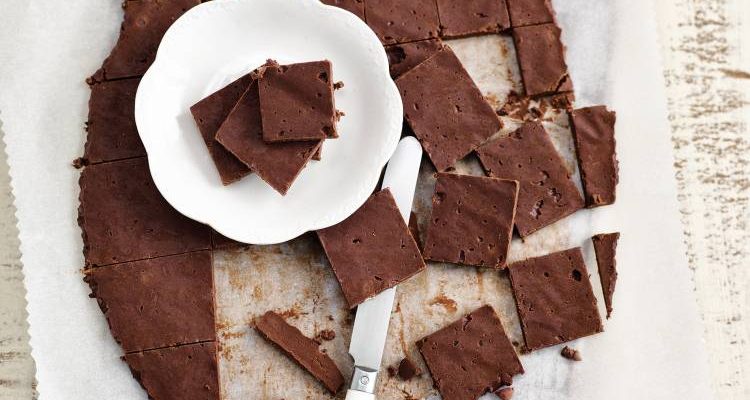 Carrés chocolatés aux azukis