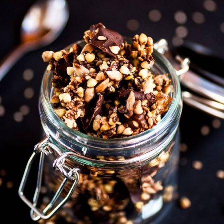 Granola choco — sésame