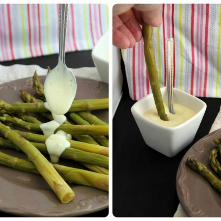 Asperges vertes et sauce blanche