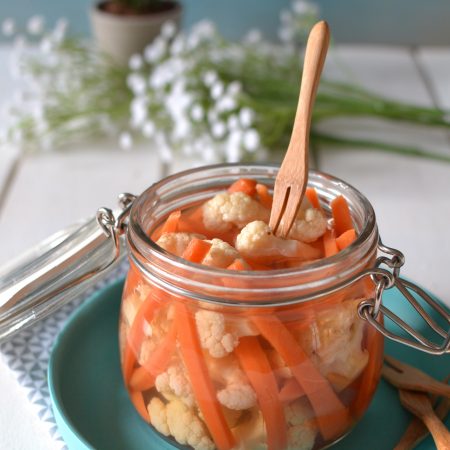 Légumes croquants au vinaigre
