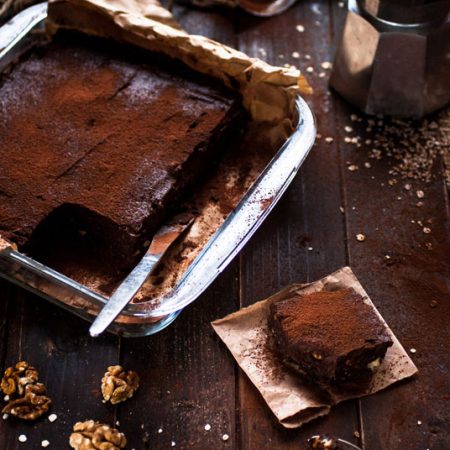 Brownie aux dattes et au sarrasin