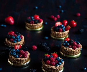tartelettes fruits rouges vegan