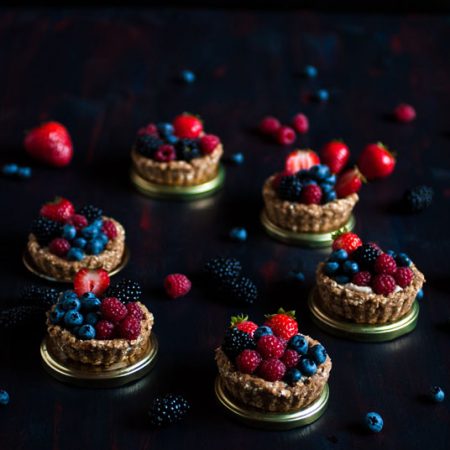 tartelettes fruits rouges vegan