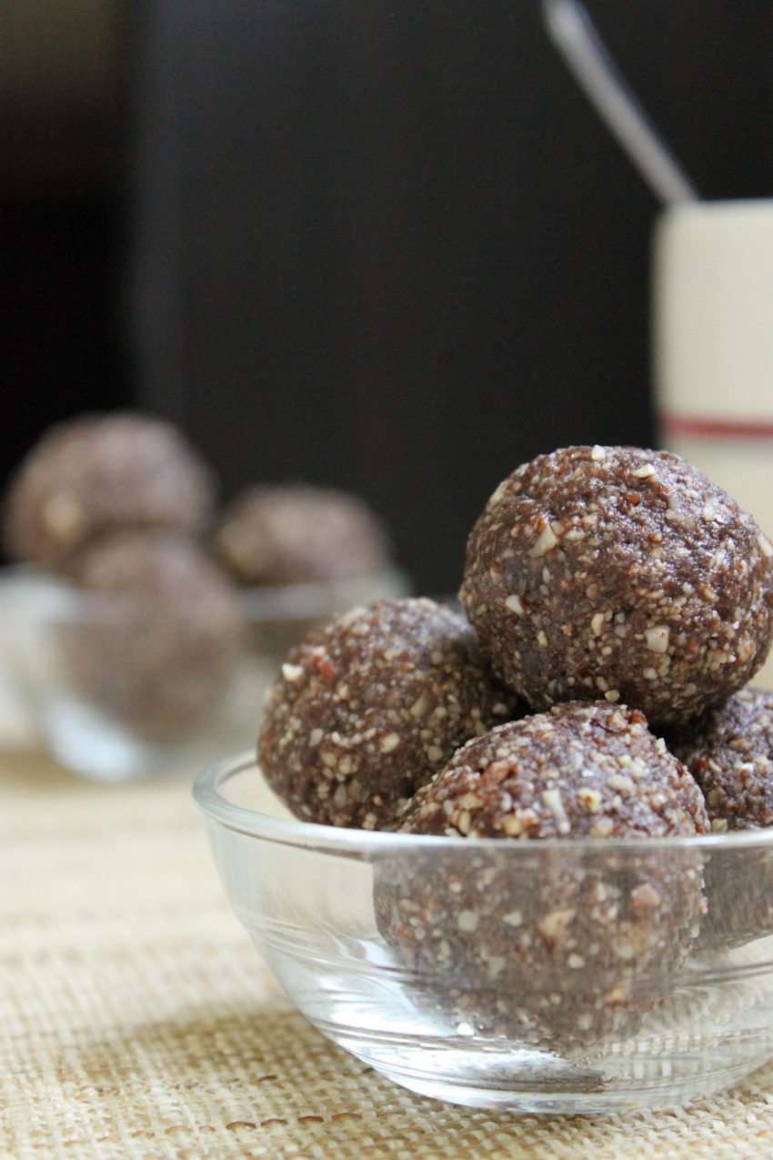 Boulettes énergie chocolat et noisettes