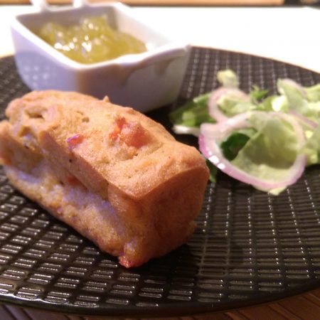 Mini cakes au curry <span class="amp">&</span> poivron