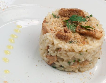Risotto aux champignons d’hiver