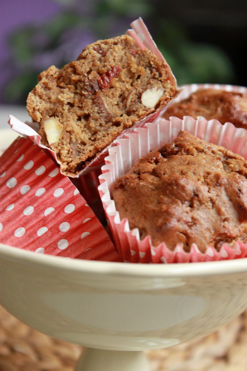 Muffins amandes et baies de goji au tofu soyeux
