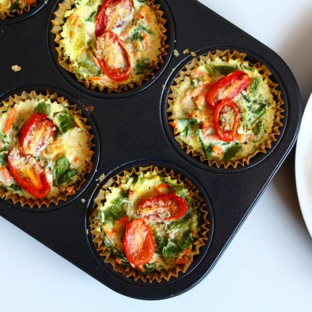 Mini frittatas aux légumes