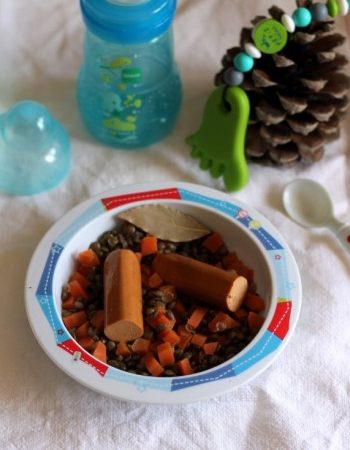Saucisse-lentilles pour bébé dès 12 mois