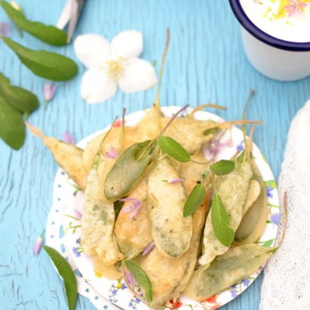 Feuilles de sauge frites