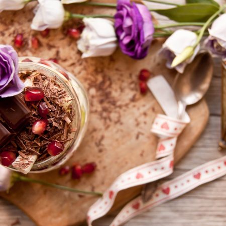 Crème vanille et topping gourmand