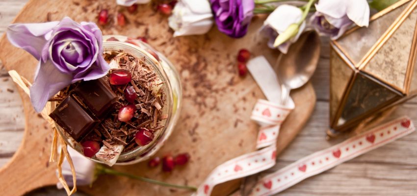 Crème vanille et topping gourmand