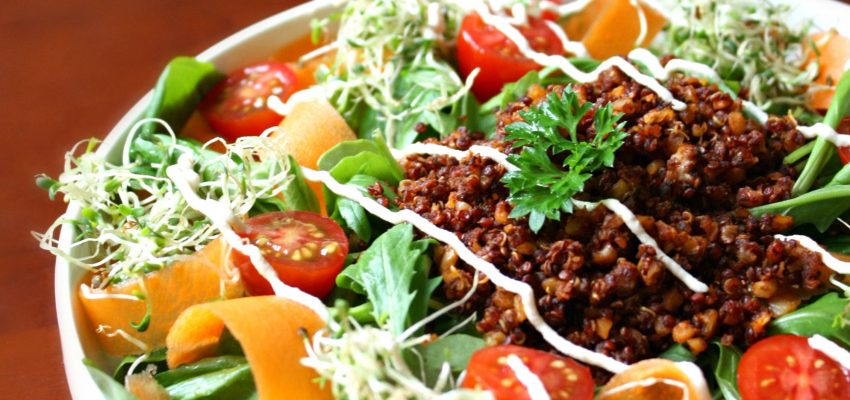 quinoa mexicain vegan