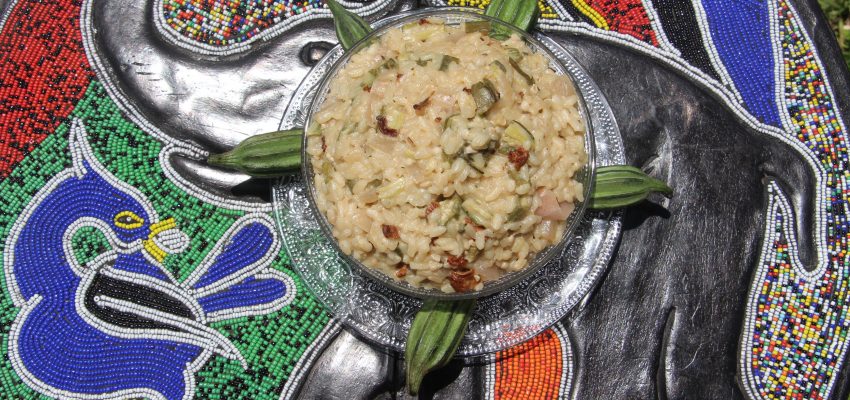 Risotto aux gombos