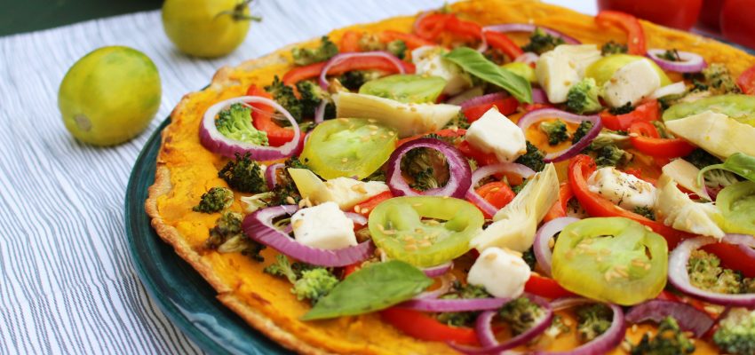Pizza aux légumes de fin d’été