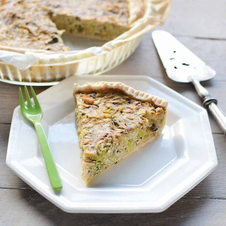 Quiche aux Poireaux <span class="amp">&</span> Coriandre