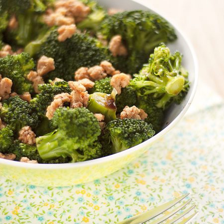 Salade tiède de brocolis