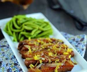 aiguillettes de seitan orange vegan