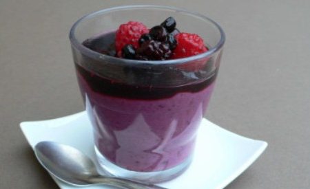 Mousse de fruits rouges au tofu soyeux