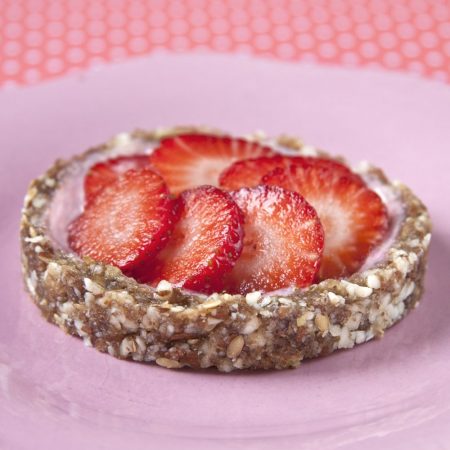 Tartelette crue Fraise et Tonka