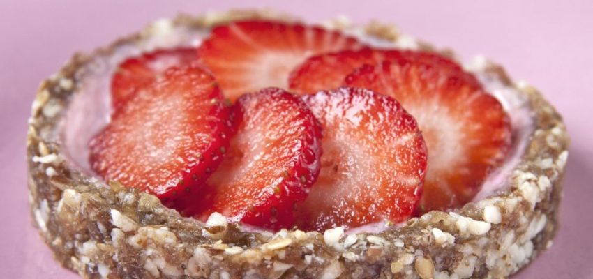 Tartelette crue Fraise et Tonka