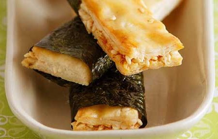 Petits feuilletés japonisants
