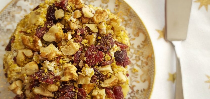 Fromage végane à tartiner aux fruits secs