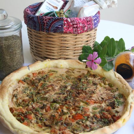 Quiche à l’indienne curry-coco