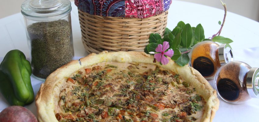 Quiche à l’indienne curry-coco