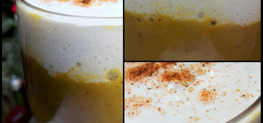 Cappuccino de légumes <span class="amp">&</span> mousse noisette au siphon