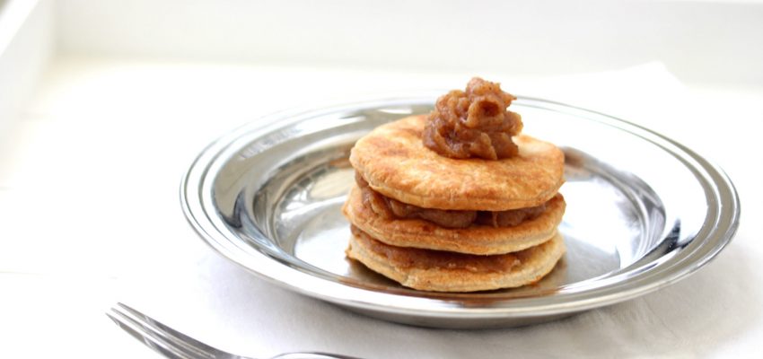 Frangipane crue en couches feuilletées