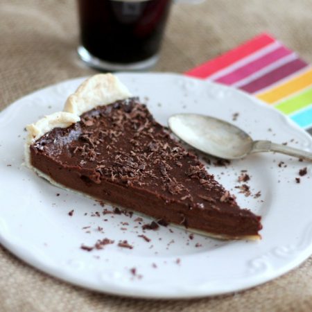Tarte au chocolat et courge végane