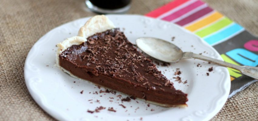 Tarte au chocolat et courge végane