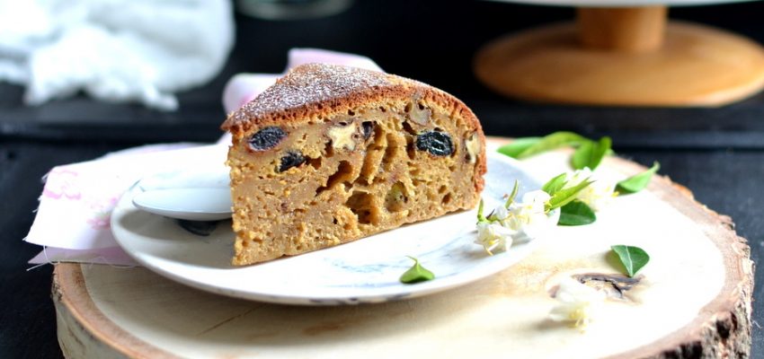 Gâteau de petit épeautre aux fruits secs