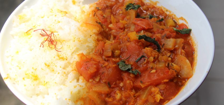 Bolognaise express et riz au safran