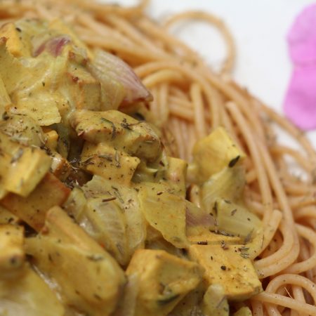 Spaghettis façon carbonara