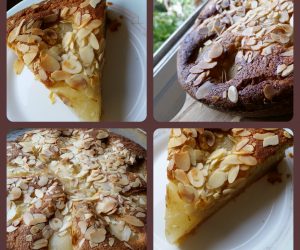 gâteau financier aux poires et aux amandes