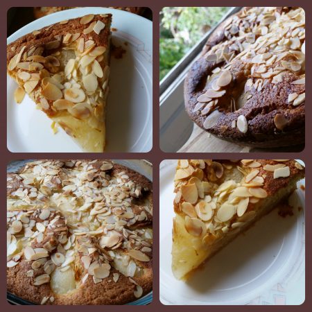 gâteau financier aux poires et aux amandes