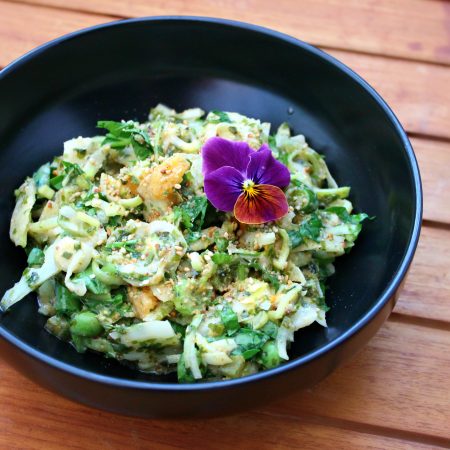 Salade crémeuse de fenouil, céleri et algues