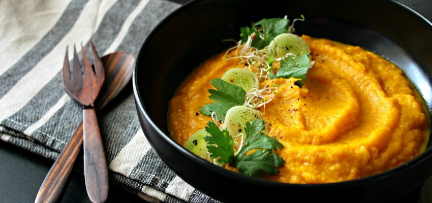 Purée carotte et patate douce à l’orange